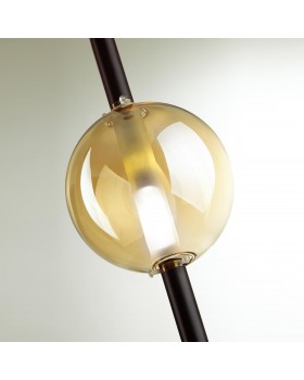 4684/1 PENDANT ODL20 357 черный/янтарный Подвес G9 5W 220V LAZIA-foto8