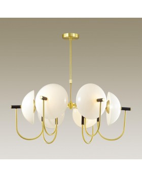 4674/6 HALL ODL20 362 золотой/черный/белый Люстра E14 6*40W 220V GRANTA-foto4