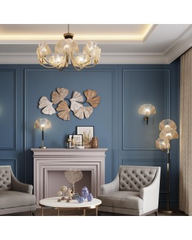 4870/5 HALL ODL_EX22 49 золотой/чёрный/стекло Люстра E14 5*40W VENTAGLIO-foto3