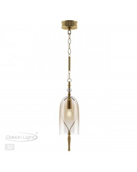 4892/1 NEO ODL_EX22 63 бронзовы/коньячный/стекло Подвес E14 1*40W BELL-foto5