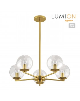 3769/5C MODERNI LN19 083 латунь Люстра на штанге E14 5*60W 220V BLAIR-foto5