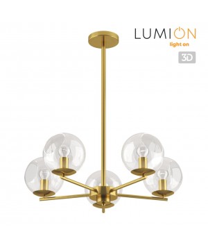 3769/5C MODERNI LN19 083 латунь Люстра на штанге E14 5*60W 220V BLAIR-foto5