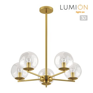 3769/5C MODERNI LN19 083 латунь Люстра на штанге E14 5*60W 220V BLAIR-foto5