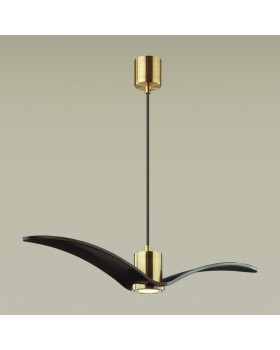 4900/1A PENDANT ODL22 289 чёрный/бронзовый/стекло Подвес GU10 1*5W BIRDS-foto4