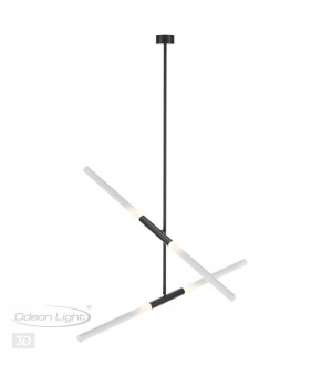 4307/4 HIGHTECH ODL22 115 черный Потолочный светильник IP20 G9 4*40W SOHO-foto5