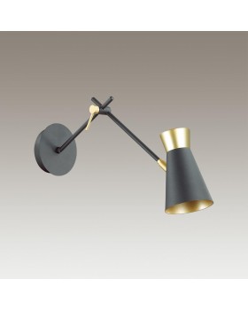 3790/1W LOFTI LN19 164 матовый черный, золотой Бра E14 1*40W 220V LIAM-foto3