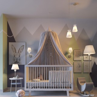 4433/1W NEOCLASSI LN20 112 никель, белый, стеклянный декор Бра E14 1*40W 220V ABIGAIL-foto3