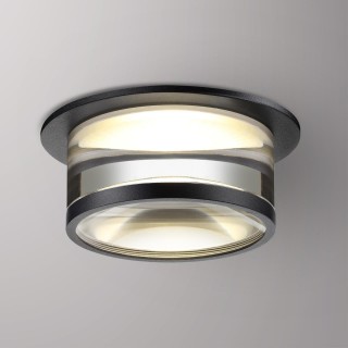 370914 SPOT NT22 300 черный Светильник встраиваемый IP20 GU10 9W 220V GEM-foto3