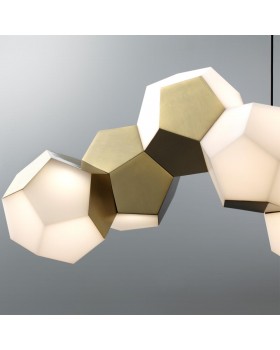 4305/36CL HIGHTECH ODL22 213 золото Потолочный светильник LED 36W 2160Лм IP20 BINGO-foto6