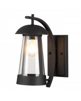 4837/1W NATURE ODL21 577 черный/стекло Ландшафтный настенный светильник E27 1*60W IP44 KALPI-foto6