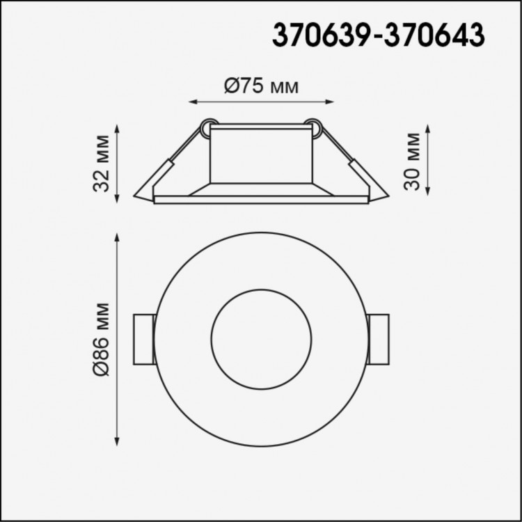 370641 SPOT NT19 248 золото Встраиваемый светильник IP20 GU10 50W 220V METIS