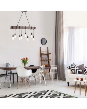 3740/8 LOFTI LN19 165 черный Люстра E27 8*60W 220V KLAUS-foto4