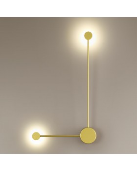 3900/10WG HIGHTECH ODL20 133 золотистый/металл Настенный светильник LED 4000K 10W 220V SATELLITE-foto4