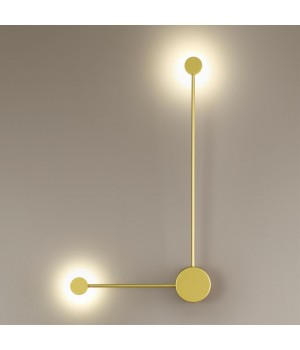 3900/10WG HIGHTECH ODL20 133 золотистый/металл Настенный светильник LED 4000K 10W 220V SATELLITE-foto4