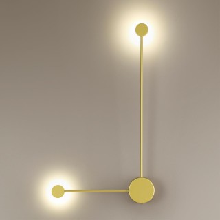 3900/10WG HIGHTECH ODL20 133 золотистый/металл Настенный светильник LED 4000K 10W 220V SATELLITE-foto4