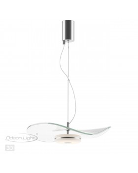 4860/13L L-VISION ODL_EX21 65 никель/прозрачный/стекло Подвес LED 1*13W 3500K FLUENT-foto5