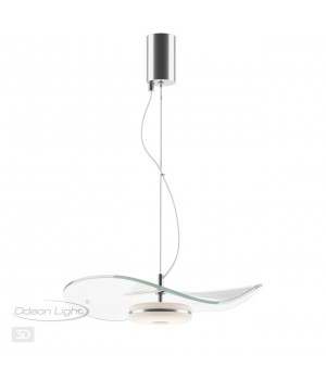 4860/13L L-VISION ODL_EX21 65 никель/прозрачный/стекло Подвес LED 1*13W 3500K FLUENT-foto5