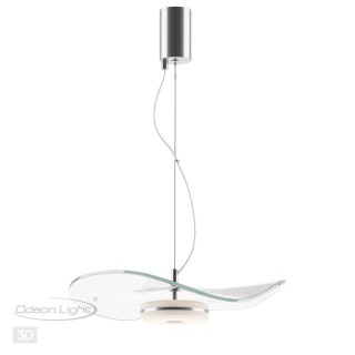 4860/13L L-VISION ODL_EX21 65 никель/прозрачный/стекло Подвес LED 1*13W 3500K FLUENT-foto5