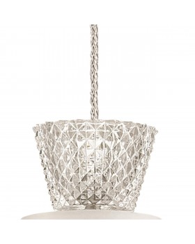 4433/1 NEOCLASSI LN20 113 никель, белый, стеклянный декор Подвес E14 1*40W 220V ABIGAIL-foto5