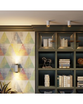 4286/2W HIGHTECH ODL22 263 белый/золотистый/металл Настенный светильник IP20 LED GU10 max 2*10W AD ASTRUM-foto3