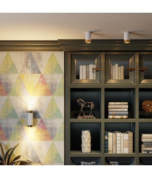 4286/2W HIGHTECH ODL22 263 белый/золотистый/металл Настенный светильник IP20 LED GU10 max 2*10W AD ASTRUM-foto3