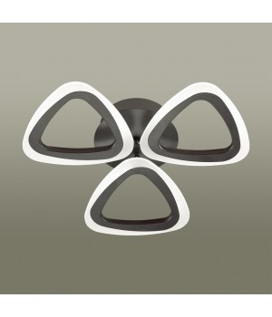 4572/42CL LEDIO LN21 017 черный Люстра потолочная диммир. с ДУ + LampSmart LED 42W 3000-6000К 2270Лм 220V RHEA-foto3