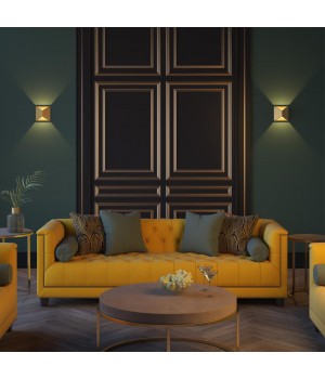 3908/10WL HIGHTECH ODL20 241 золотистый/металл Настенный светильник LED 3500K 10W 220V IP65 TIBRO-foto3