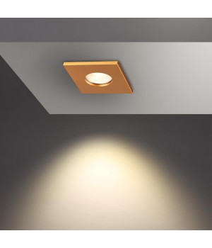 370807 SPOT NT22 287 матовое золото Светильник встраиваемый влагозащищенный IP44 GU10 50W 220V AQUA-foto3