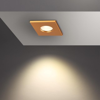 370807 SPOT NT22 287 матовое золото Светильник встраиваемый влагозащищенный IP44 GU10 50W 220V AQUA-foto3