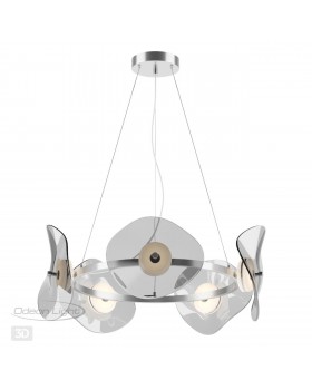 4858/48L L-VISION ODL_EX21 67 никель/дымчатый/стекло Люстра LED 1*48W 3500K FLUENT-foto5