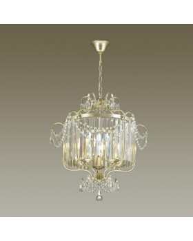 4686/5 CLASSIC ODL20 456 серебристый/хрусталь Подвес E14 5*40W 220V SHARM-foto3