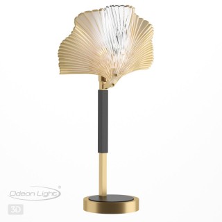 4870/1T HALL ODL_EX22 51 золотой/чёрный/стекло Настольная лампа E14 1*40W VENTAGLIO-foto5