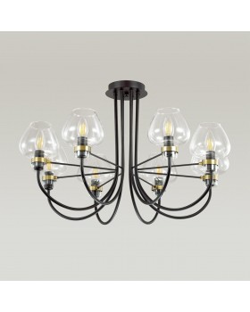 3708/8C LOFTI LN19 202 черный Люстра потолочная E14 8*40W 220V ILONA-foto4