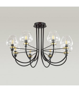 3708/8C LOFTI LN19 202 черный Люстра потолочная E14 8*40W 220V ILONA-foto4