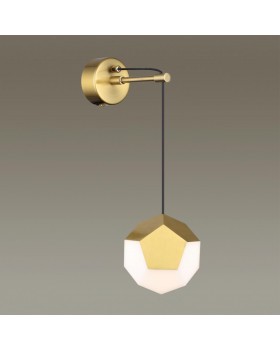 4305/7WL HIGHTECH ODL22 213 золото Настенный светильник LED 7W 420Лм IP20 BINGO-foto3