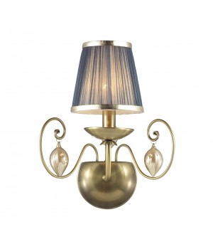 3921/1W CLASSIC ODL18 497 бронза/ткань/стекло Бра IP20 E14 40W 220V NIAGARA-foto6