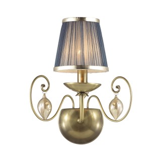 3921/1W CLASSIC ODL18 497 бронза/ткань/стекло Бра IP20 E14 40W 220V NIAGARA-foto6