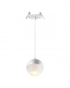 370815 SPOT NT22 231 белый Светильник встраиваемый, длина провода 2м IP20 GU10 9W 220V GARN-foto5