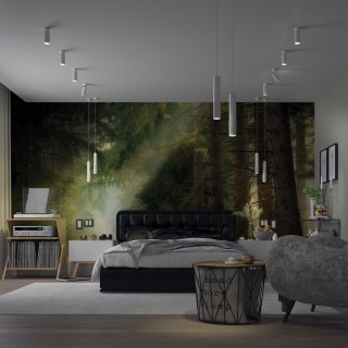 370761 OVER NT21 212 белый Светильник накладной, провод 2м IP20 GU10 50W 220V MAIS-foto3