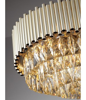 4120/9 HALL ODL19 431 золото/хрусталь Люстра E14 12*40W PALLADA-foto4