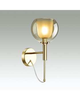 4697/1W PENDANT ODL20 297 золотой/янтарный Бра E14 1*40W LEVA-foto3