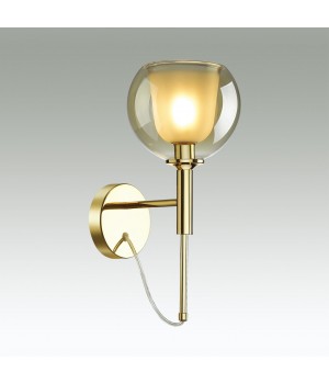 4697/1W PENDANT ODL20 297 золотой/янтарный Бра E14 1*40W LEVA-foto3