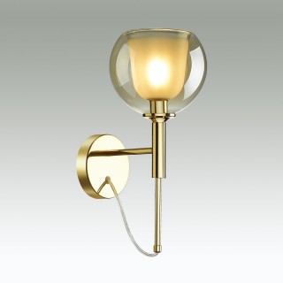 4697/1W PENDANT ODL20 297 золотой/янтарный Бра E14 1*40W LEVA-foto3