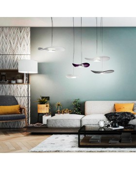 4860/10LA L-VISION ODL_EX21 65 никель/прозрачный/стекло Подвес LED 1*10W 3500K FLUENT-foto3