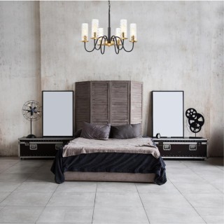 3781/6 MODERNI LN19 191 черный, бронза Люстра E27 6*40W 220V SHEILA-foto6