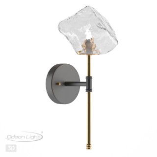 4789/1W LOFT ODL21 501 черный/золотой/прозрачный Бра G9 1*40W STONO-foto5
