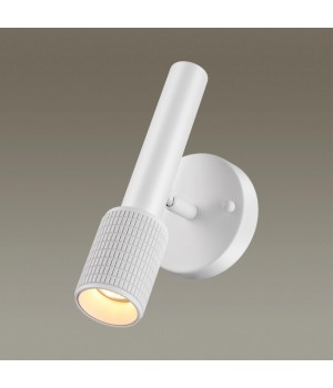 4239/1W HIGHTECH ODL21 233 белый/металл Настенный св-ник выкл на плафоне IP20 LED GU10 max 10W MEHARI-foto3