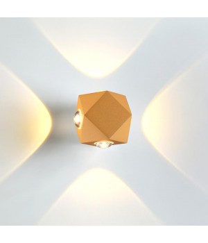 4220/8WL HIGHTECH ODL21 189 золотист/металл Настенный светильник IP54 LED 8W 724Лм 3200K DIAMANTA-foto6