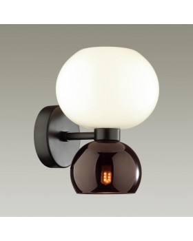 4978/2W MODERN ODL22 391 черный/белый/бордовый/стекло Бра E14/G9 1*40W+1*40W CHANGI-foto3