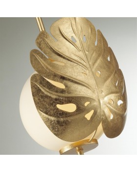 4864/1 MODERN ODL_EX22 81 золотистый/белый/стекло Подвес E14 1*40W JUNGLE-foto6